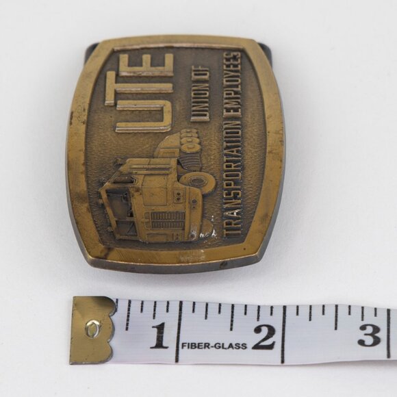VTG - UTE Union Of Transportation Employees Belt Buckle - Picture 4 of 8